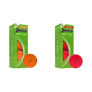 Srixon Soft Feel BRITE Golf Balls - 3 Pack