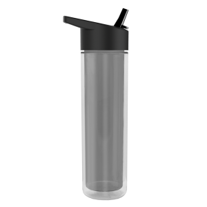 Frost Flow Insulated Bottle with Flip-Straw Lid and Full-Color Paper Insert - 16 oz.
