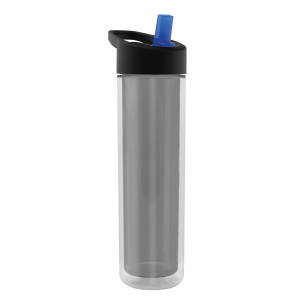 Frost Flow Insulated Bottle with Flip-Straw Lid and Full-Color Paper Insert - 16 oz.