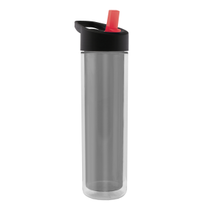 Frost Flow Insulated Bottle with Flip-Straw Lid and Full-Color Paper Insert - 16 oz.