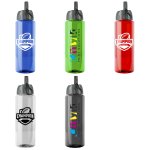 Chugger Bottle with Ring-Straw Lid - 32 oz.