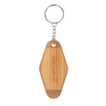 Bamboo Room Key Tag