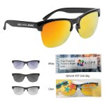 Eco-Chic Reflective Sunglasses