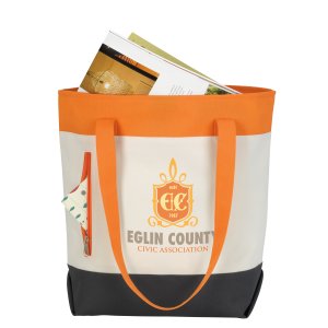 Color Pop Stripe Tote Bag