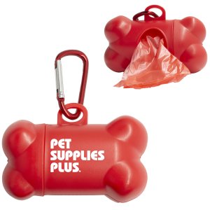 Poop Bag Dispenser With Metal Carabiner