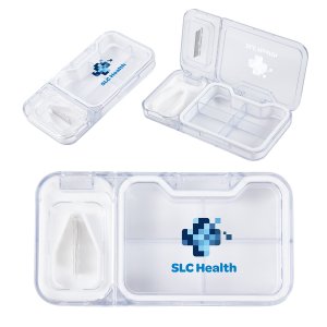 Pill Prep Puzzle Box with Cutter