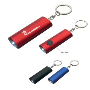 Push Button Keychain Flashlight