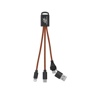 The Braided Junction 3-in-1 Charging Cable