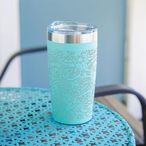 Two-Tone Full Laser Tumbler 20 Oz