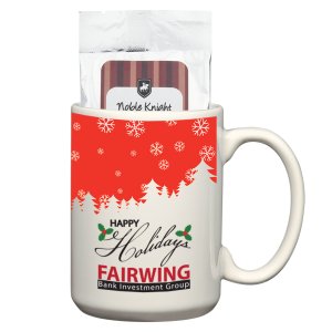 Cocoa Break 15 oz Mug with 2 Hot Cocoa Packs