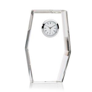 Timeless Hexagon Crystal Clock