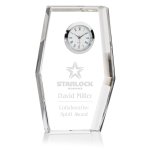 Timeless Hexagon Crystal Clock
