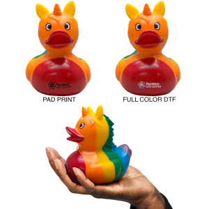 Rainbow Unicorn Rubber Duck