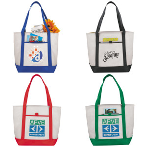 Harbor Breeze Tote with Pen Loop & Pocket