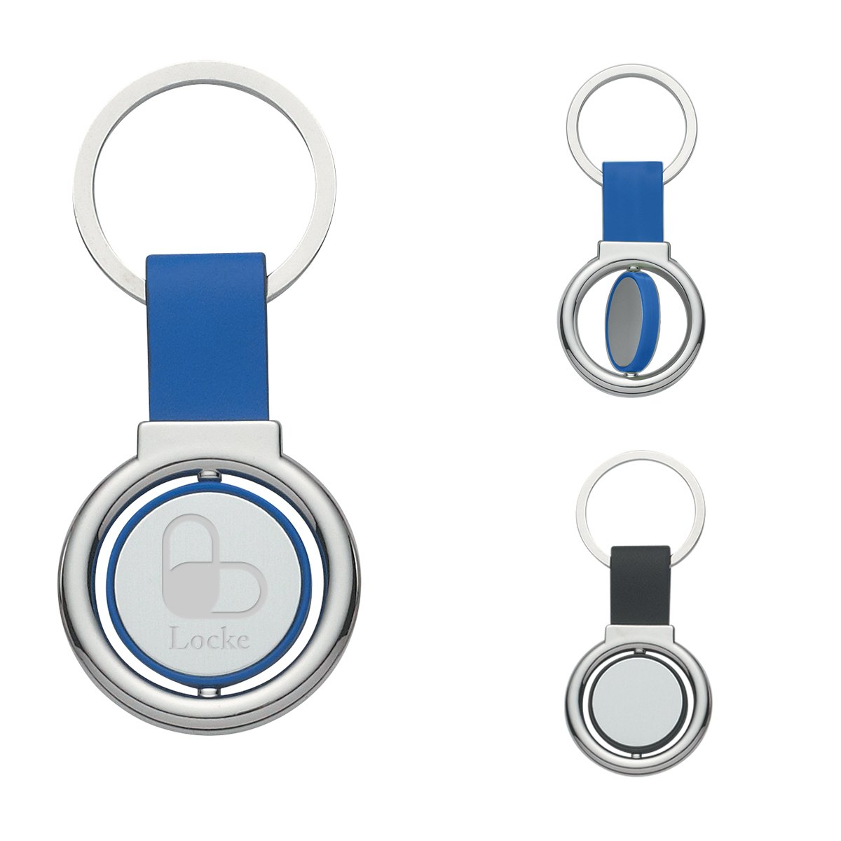 Round Spinner Key Tag