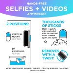 Flipstik 3.0 Hands-Free Sticky Phone Stand - Full Color