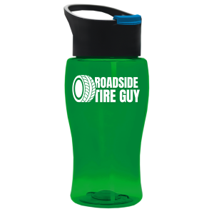 Jr. Crystal Color Bottle with Pop-Up Lid - 18 oz.