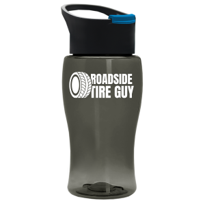 Jr. Crystal Color Bottle with Pop-Up Lid - 18 oz.