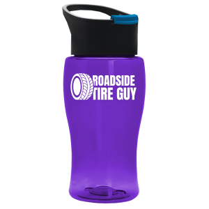 Jr. Crystal Color Bottle with Pop-Up Lid - 18 oz.