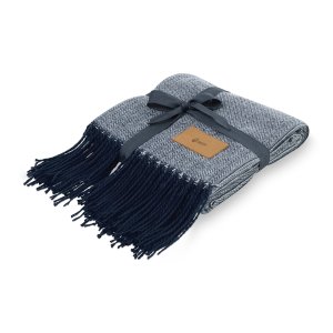Herringbone Haven Throw Blanket