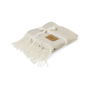 Herringbone Haven Throw Blanket