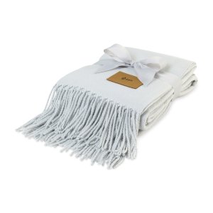 Herringbone Haven Throw Blanket