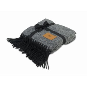 Herringbone Haven Throw Blanket