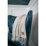 Herringbone Haven Throw Blanket