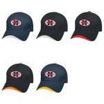 Six-Panel Wave Accent Cap