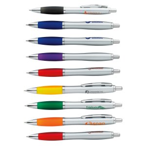 Silver Hourglass Recycled Pen
