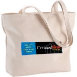 Cotton Convention Tote with Zipper 12 oz.