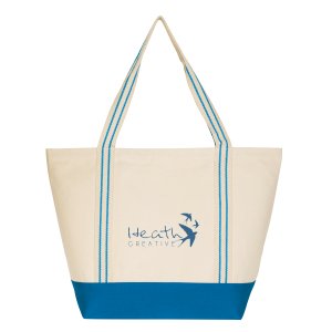 Seaside Stripe Cotton Tote