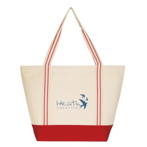 Seaside Stripe Cotton Tote