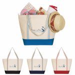 Seaside Stripe Cotton Tote