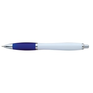 Hourglass White Comfort Barrel Pen