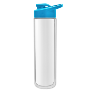 Frost Flow Insulated Bottle with Drink-Thru Lid and Full-Color Insert - 16 oz.