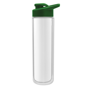 Frost Flow Insulated Bottle with Drink-Thru Lid and Full-Color Insert - 16 oz.