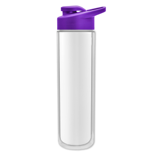 Frost Flow Insulated Bottle with Drink-Thru Lid and Full-Color Insert - 16 oz.
