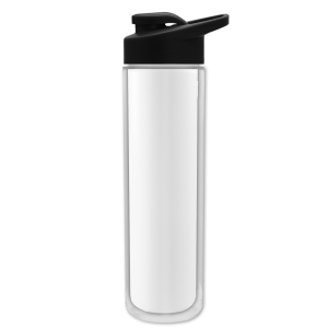 Frost Flow Insulated Bottle with Drink-Thru Lid and Full-Color Insert - 16 oz.