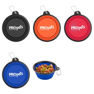Pet Bowl To-Go with Carabiner