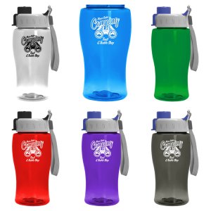 Jr. Crystal Color Bottle with Quick-Snap Lid - 18 oz.