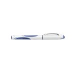 White With Blue Ink