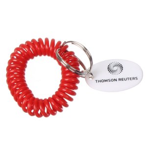 Coil Bracelet Keychain