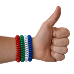 Coil Bracelet Keychain