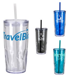 Glacier Twist Recycled Straw Tumbler
