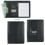 Brainpower Leather-Look Zipper Portfolio