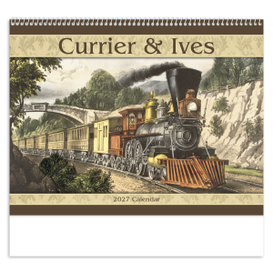 Currier & Ives - Spiral Calendar