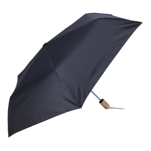 Shed Rain 42" RPET Bamboo-Handled Auto-Open/Close Compact Umbrella