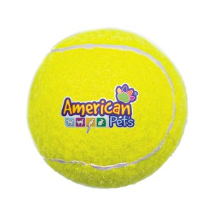 Full Color Fetch Time Pet Tennis Ball