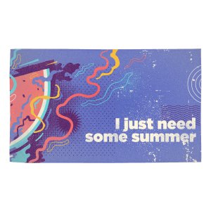 Splash & Spread Poly-Cotton Beach Towel